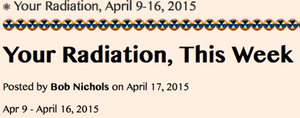 1. BUTTON- Your Radiation, April 9-16, 2015