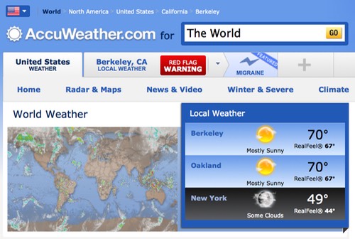 Accuweather.Com World Weather Cover