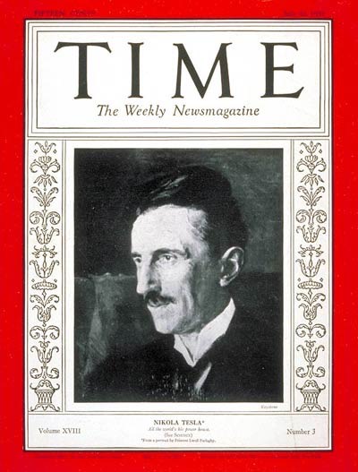 Pic 1. Nikola_Tesla_on_Time_Magazine_1931