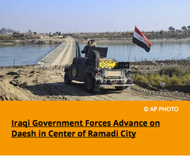 Pic 2. Iraqi Government Forces Advance on Daesh in Center of Ramadi City