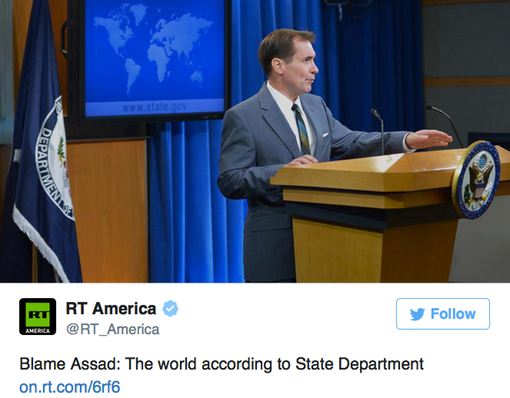 Pic 8. Blame Assad- The world according to State Department
