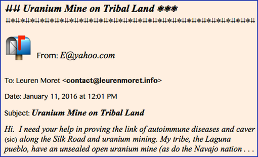 TITLE- 20160206 Uranium Mine on Tribal Land