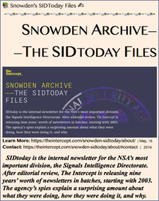 TITLE- Snowden Archive ——The SidToday Files