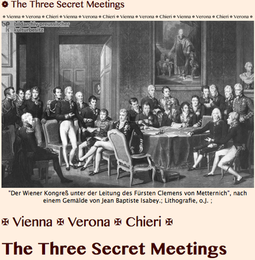 TITLE PLATE- 3 Secret Meetings