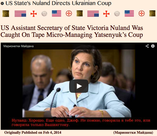 TITLE PLATE- State Dept Nuland's Ukranian Coup